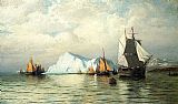 William Bradford Canvas Paintings - Arctic Caravan